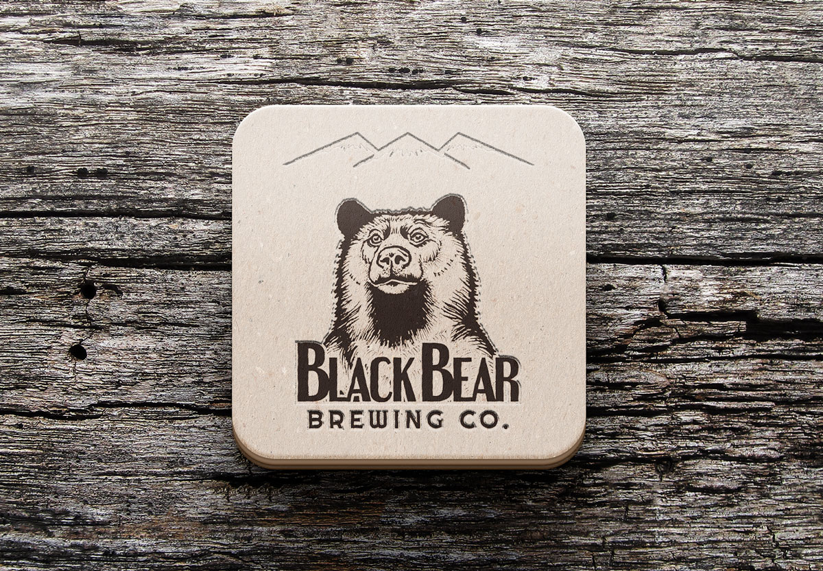 Branded coaster